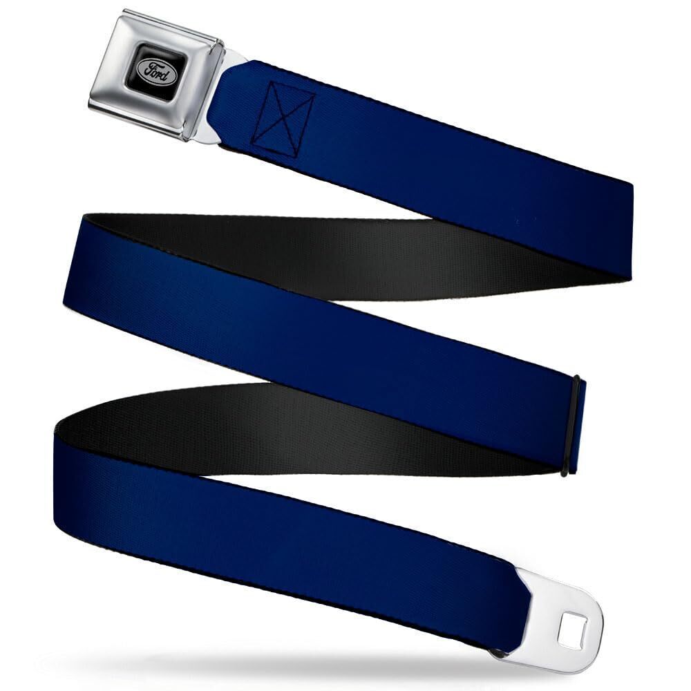 9777 Ford Belt, Seatbelt Buckle, Ford Emblem Logo Navy